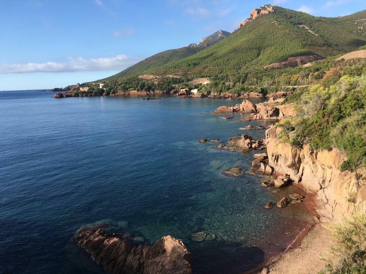 Appartamento vista mare Théoule-sur-Mer Esterno foto