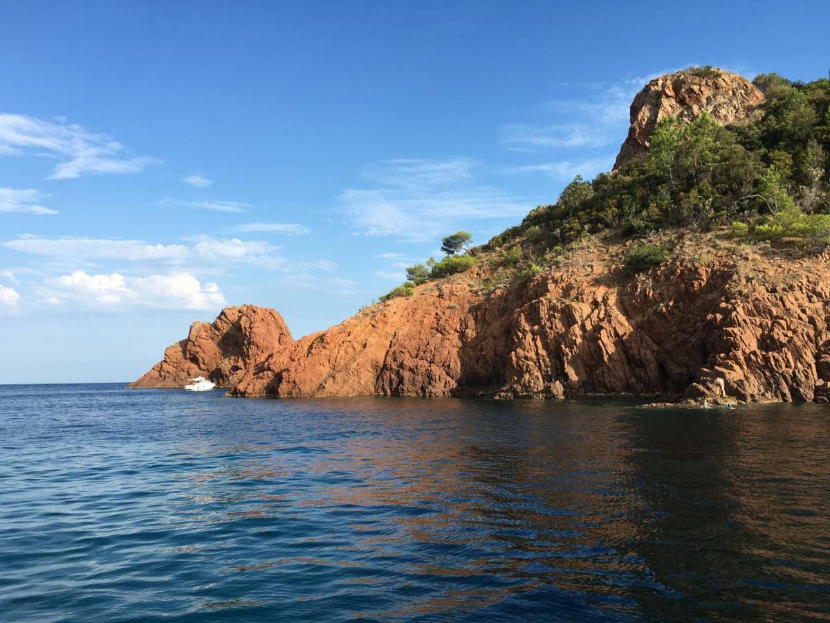 Appartamento vista mare Théoule-sur-Mer Esterno foto